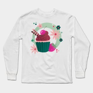 Strawberry cupcake Long Sleeve T-Shirt